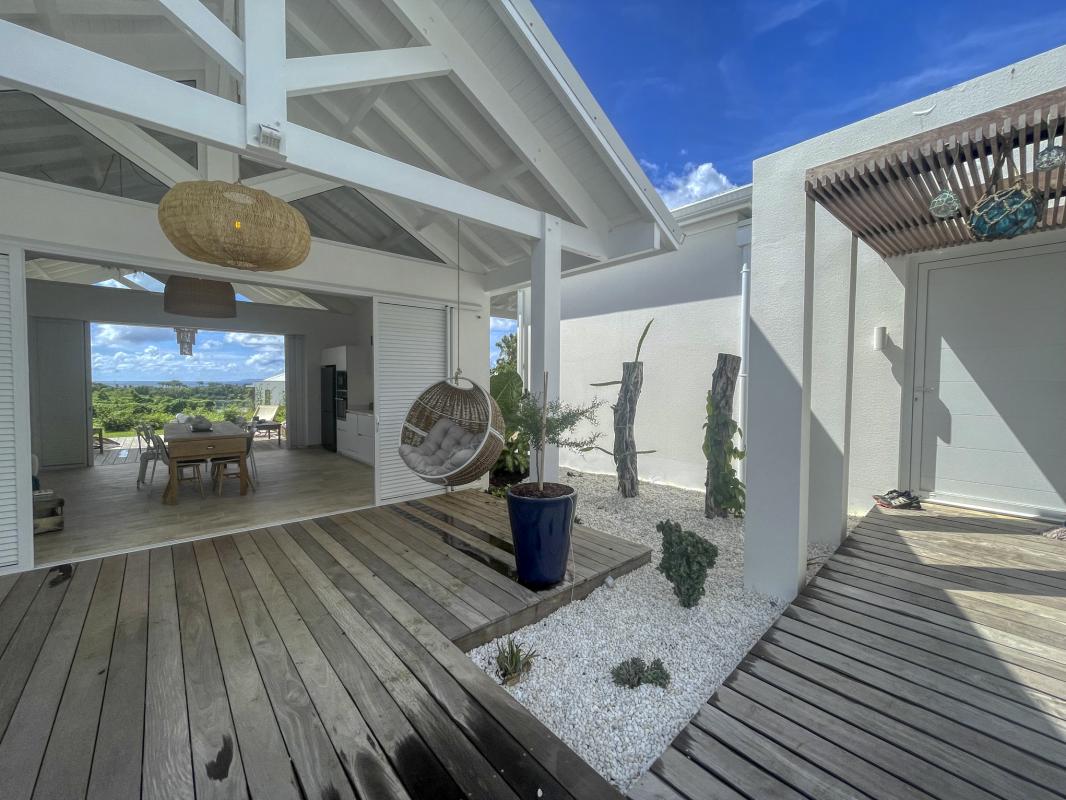 33.Location villa piscine vue mer St François Guadeloupe_Accés villa 2